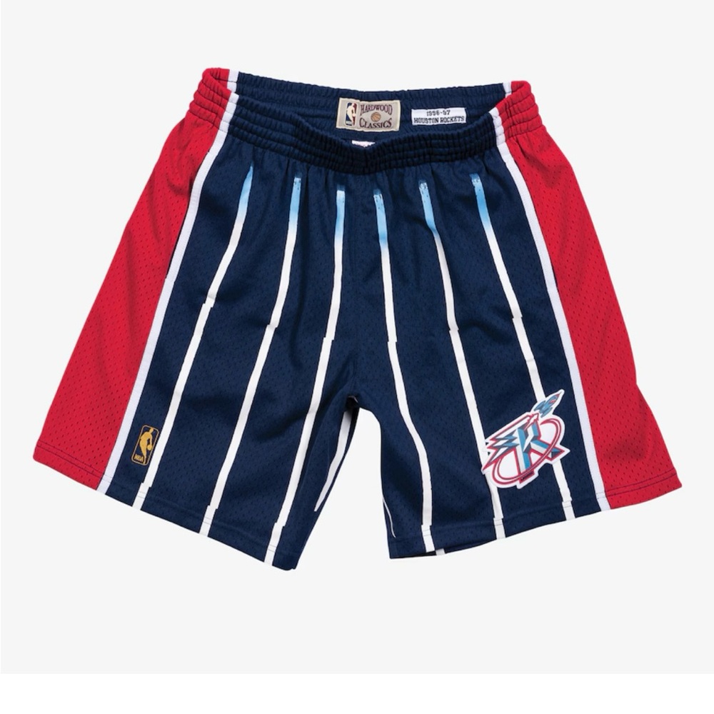Mitchell & Ness Athletic Houston Rockets 🚀 Shorts Throwback 90s